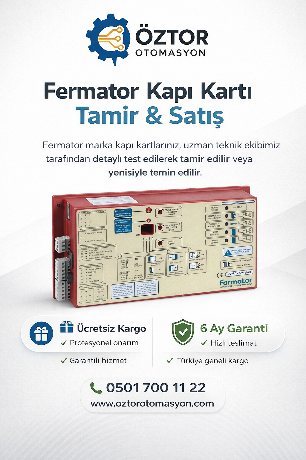 Fermator Kapı Kartı Tamiri ve Asansör Tamiri: Güvenli ve Verimli Çözümler 2
