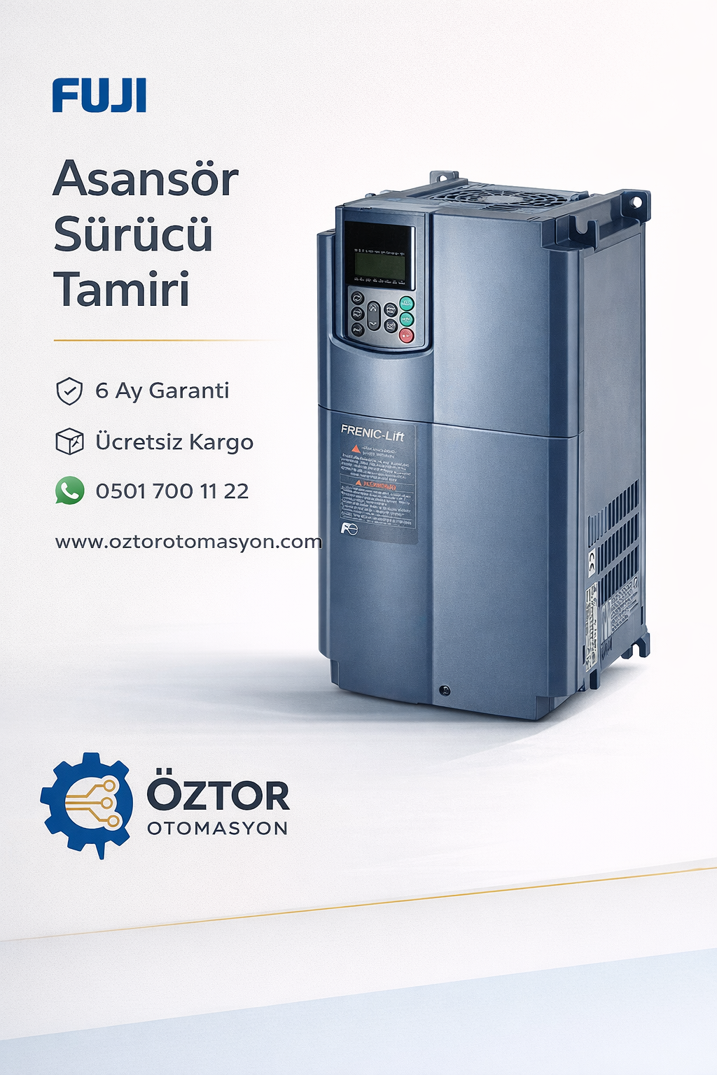 Fuji Sürücü Tamiri: Asansör Sistemlerinde Güvenli ve Kesintisiz Çözümler