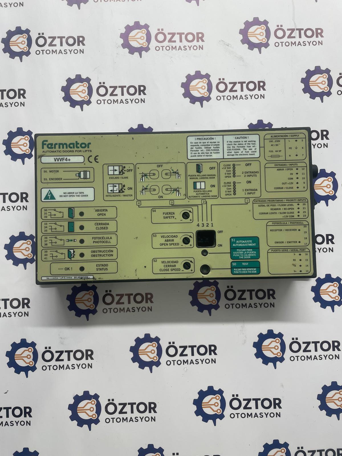 Fermatör Asansör Kapı Kartı