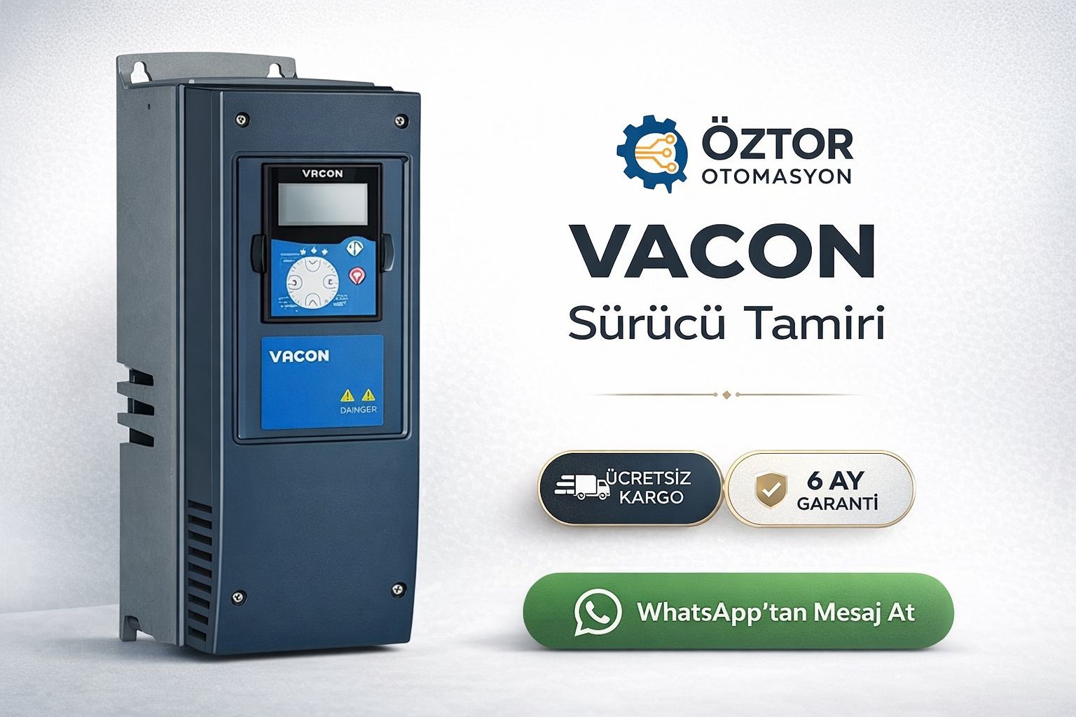 VACON ASANSÖR SÜRÜCÜ TAMİRİ - Önce