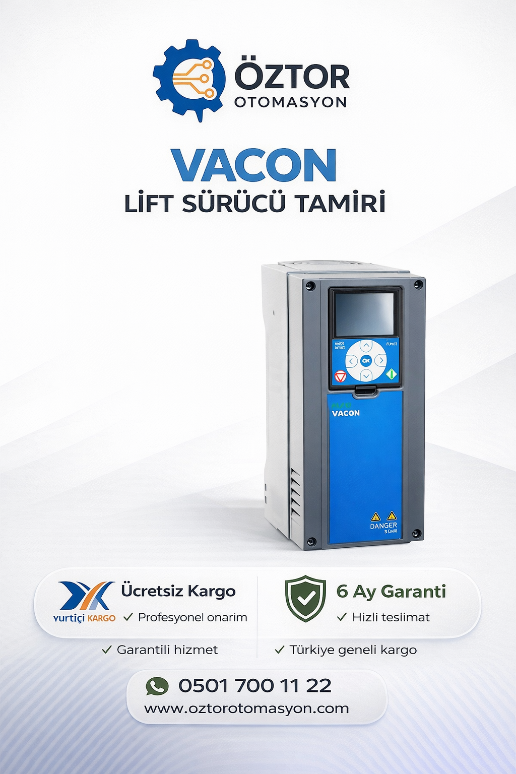 Vacon Sürücü Tamiri ve Asansör Bakımı: Güvenli ve Verimli Çözümler - Sonra